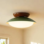 Moderne Loftlampe med Frostet Kuppel – Elegant Belysning til Stilfuld Indretning 0