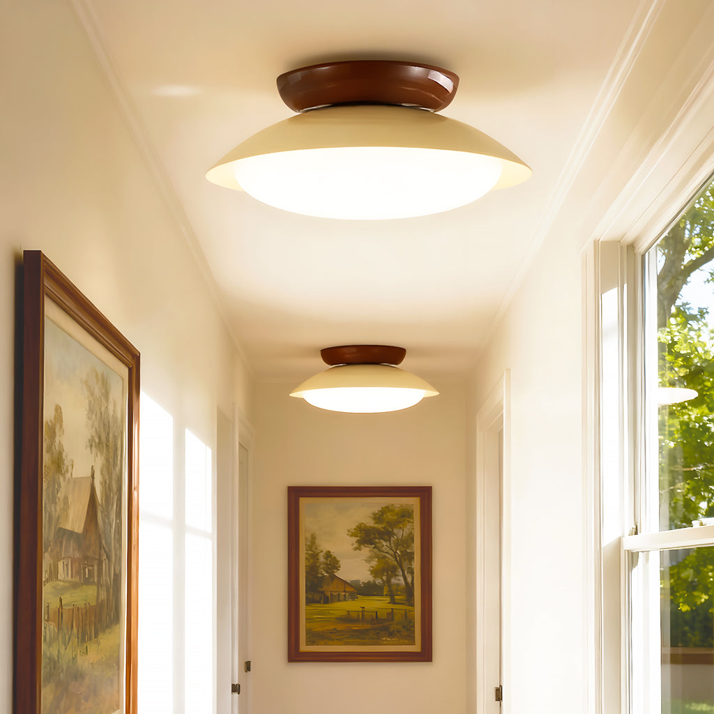Moderne Loftlampe med Frostet Kuppel – Elegant Belysning til Stilfuld Indretning 3