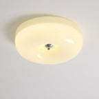 Moderne Loftslampe i Glas - Hvirvlende Mønster med Krom Detaljer 7