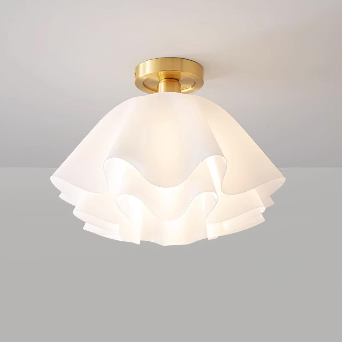 Moderne Loftslampe i Metal – Varm Belysning til Stue og Soveværelse 4