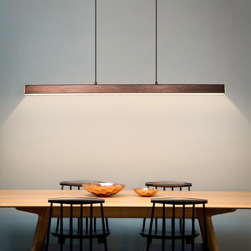 Moderne Metal Pendel Lampe - Dæmpbar, Elegant Design i Sort og Brun 9