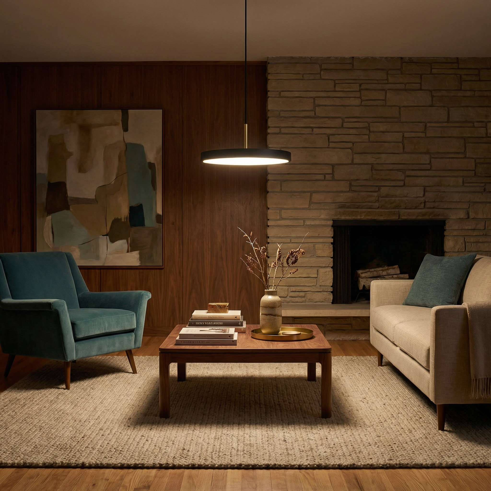 Moderne Pendel Lampe - Ultratynd Lampe til Spisebord 3
