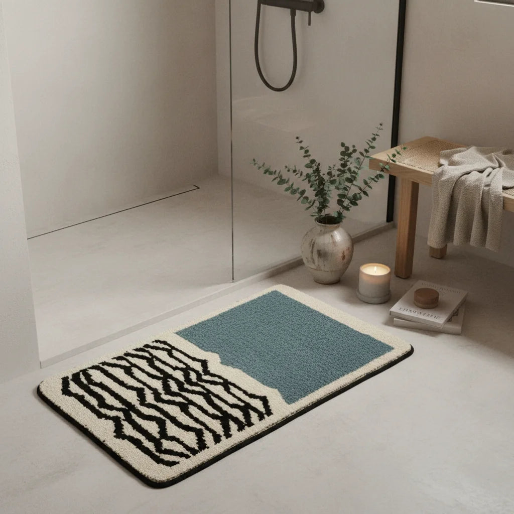 Moderne Skridsikker Bademåtte – Blødt Materiale med Hurtig Tørring 7