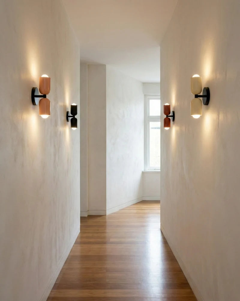 Moderne Væglampe - Dobbelt Cylindrisk Design 42