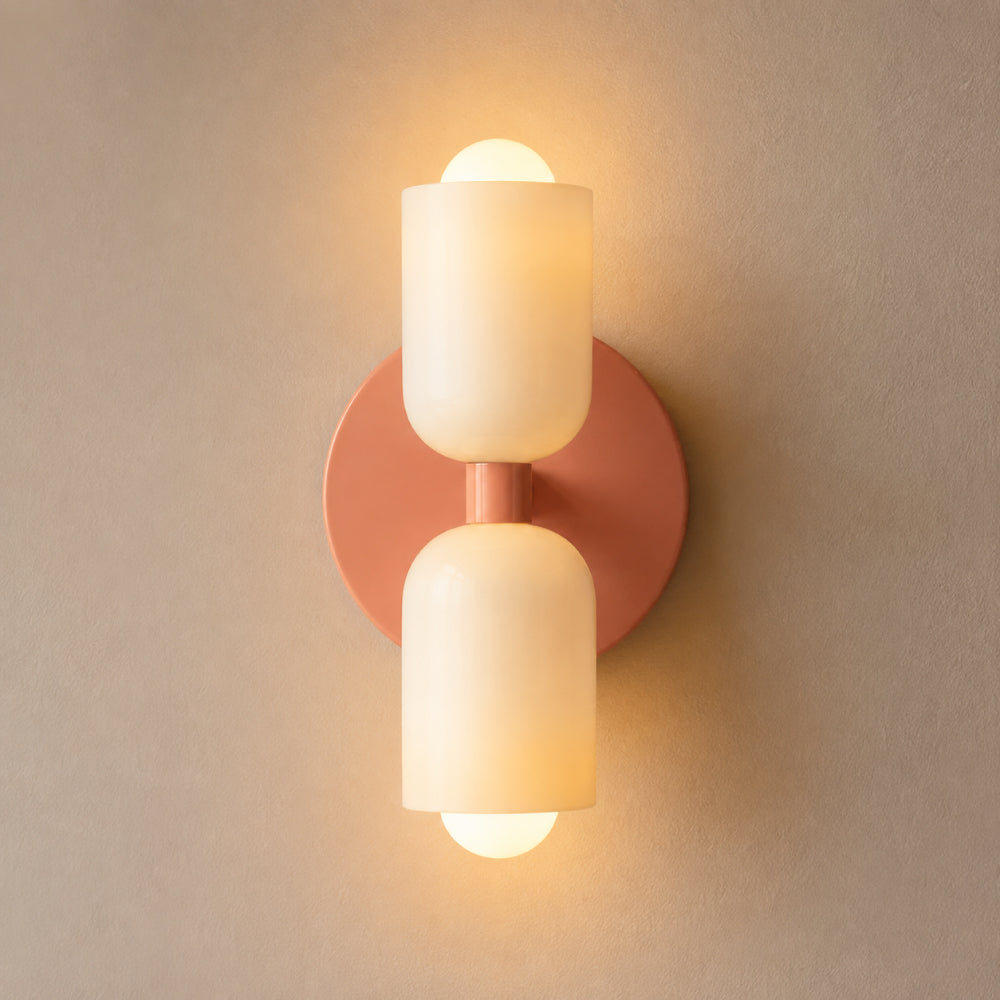 Moderne Væglampe - Dobbelt Cylindrisk Design 46