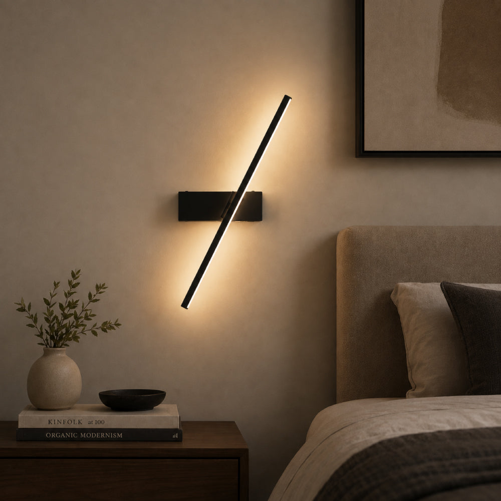 Moderne Væglampe - Roterbart LED Design til Spejl og Billeder 1
