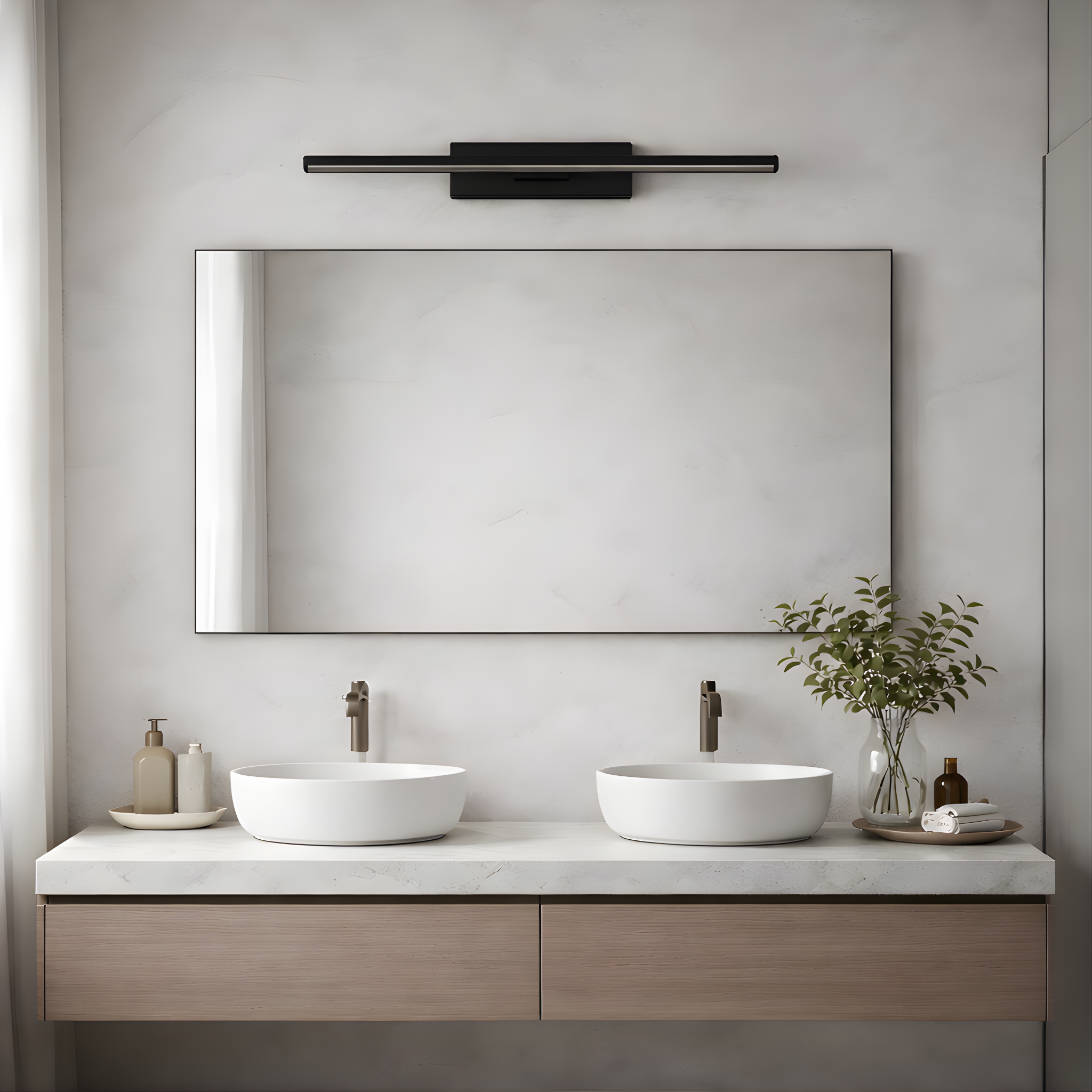 Moderne Væglampe - Roterbart LED Design til Spejl og Billeder 4
