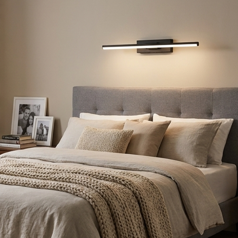 Moderne Væglampe - Roterbart LED Design til Spejl og Billeder 6
