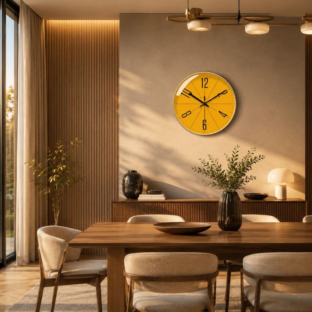 Moderne Vægur – Lydløs Quartz med Abstrakt Design og Flere Størrelser 2