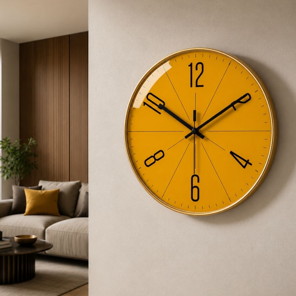 Moderne Vægur – Lydløs Quartz med Abstrakt Design og Flere Størrelser 5