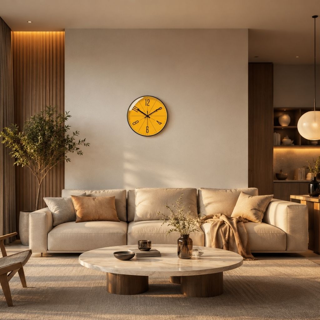 Moderne Vægur – Lydløs Quartz med Abstrakt Design og Flere Størrelser 7