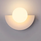 Nordic LED Væglampe - Halvrund Minimalistisk Design 1
