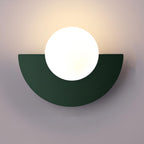 Nordic LED Væglampe - Halvrund Minimalistisk Design 10