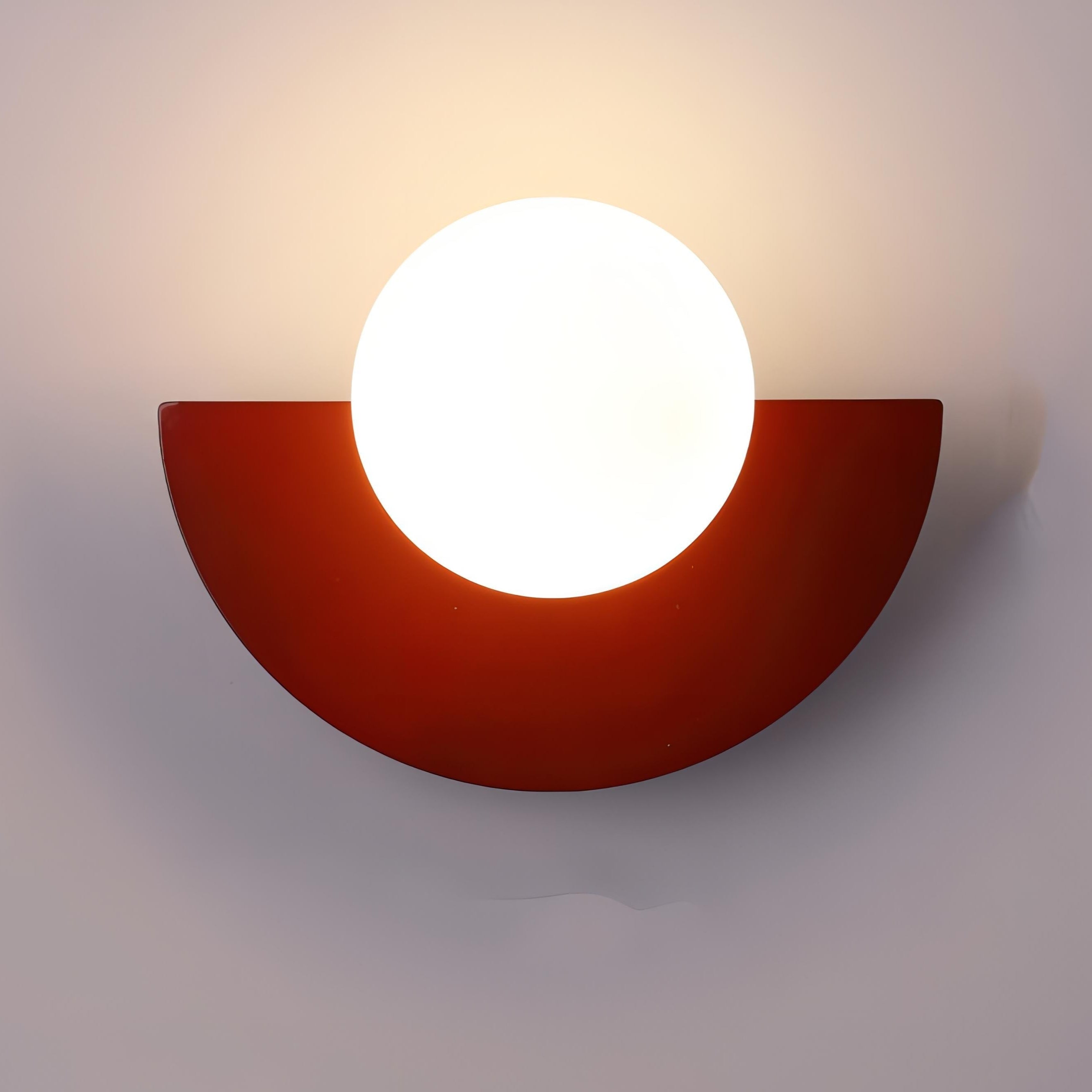 Nordic LED Væglampe - Halvrund Minimalistisk Design 3
