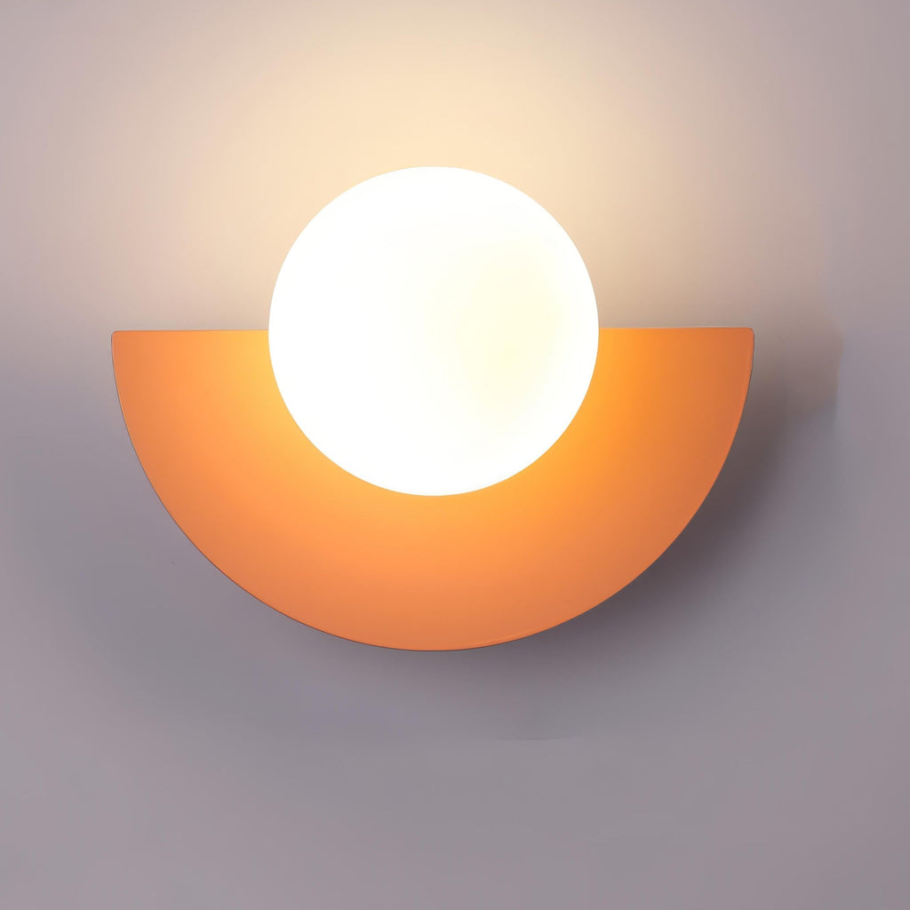 Nordic LED Væglampe - Halvrund Minimalistisk Design 6
