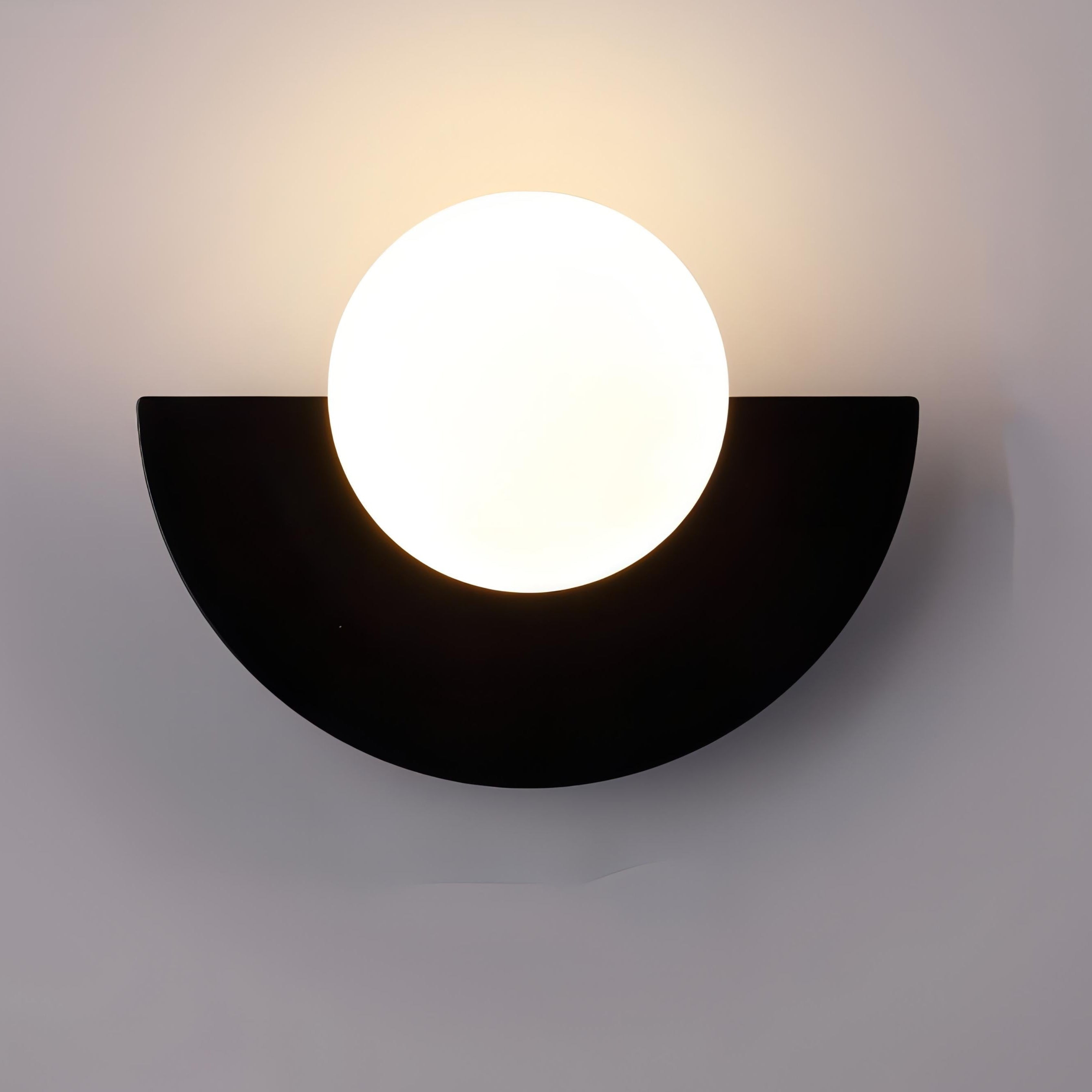 Nordic LED Væglampe - Halvrund Minimalistisk Design 8
