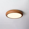 Nordic Loftlampe - Rund Trælook med Akrylfinish 0
