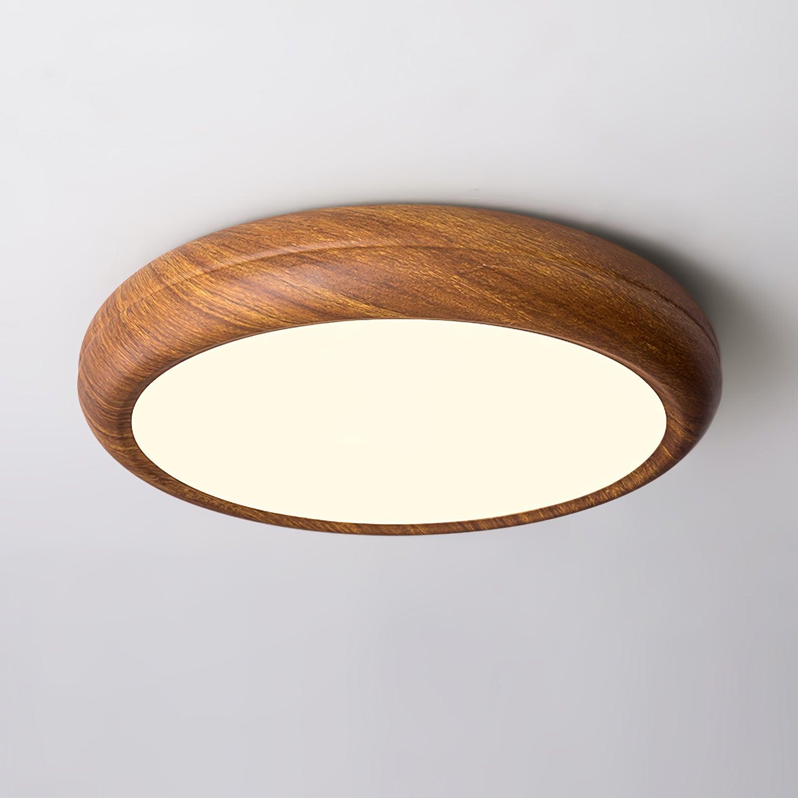Nordic Loftlampe - Rund Trælook med Akrylfinish 11