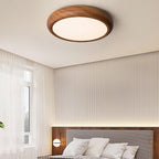 Nordic Loftlampe - Rund Trælook med Akrylfinish 2
