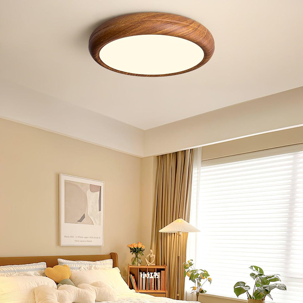 Nordic Loftlampe - Rund Trælook med Akrylfinish 5
