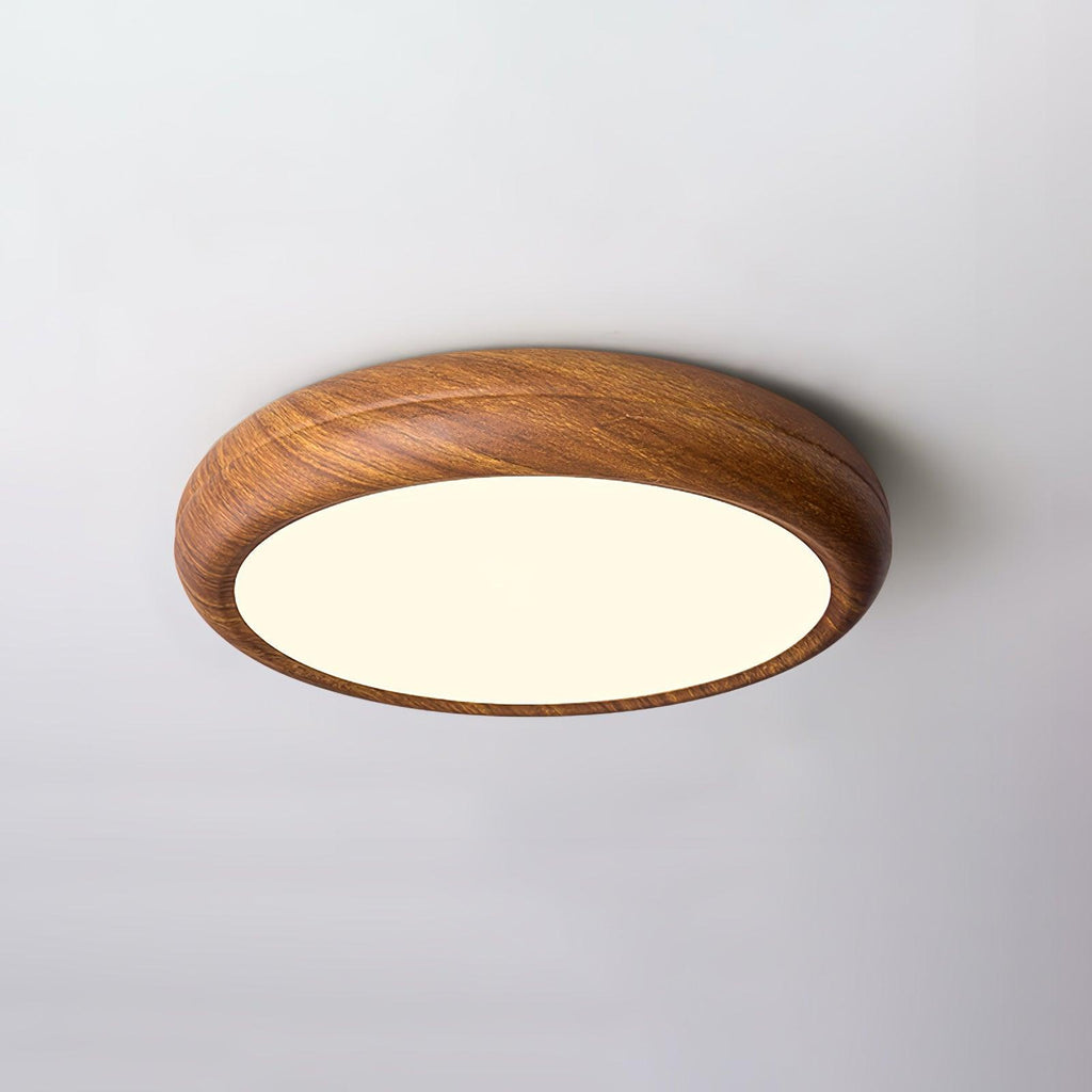 Nordic Loftlampe - Rund Trælook med Akrylfinish 8
