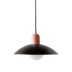 Nordic Loftlampe i Metal - Buet Skærm Justerbar Højde 10
