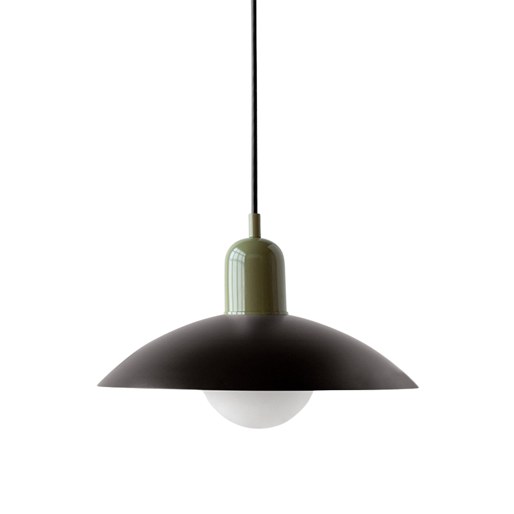 Nordic Loftlampe i Metal - Buet Skærm Justerbar Højde 11
