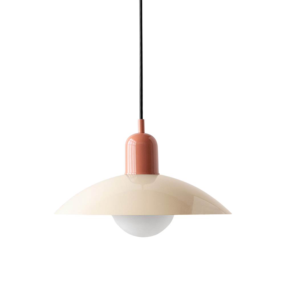 Nordic Loftlampe i Metal - Buet Skærm Justerbar Højde 13
