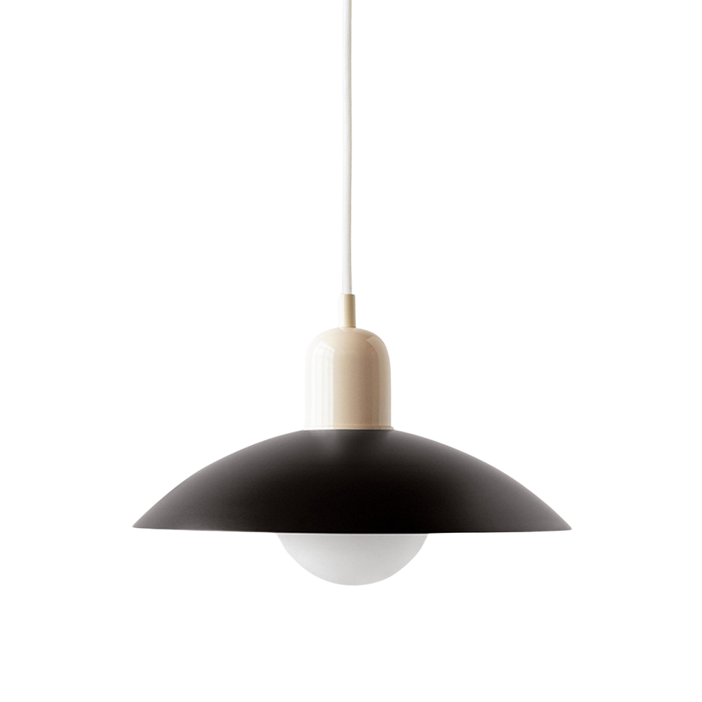 Nordic Loftlampe i Metal - Buet Skærm Justerbar Højde 7
