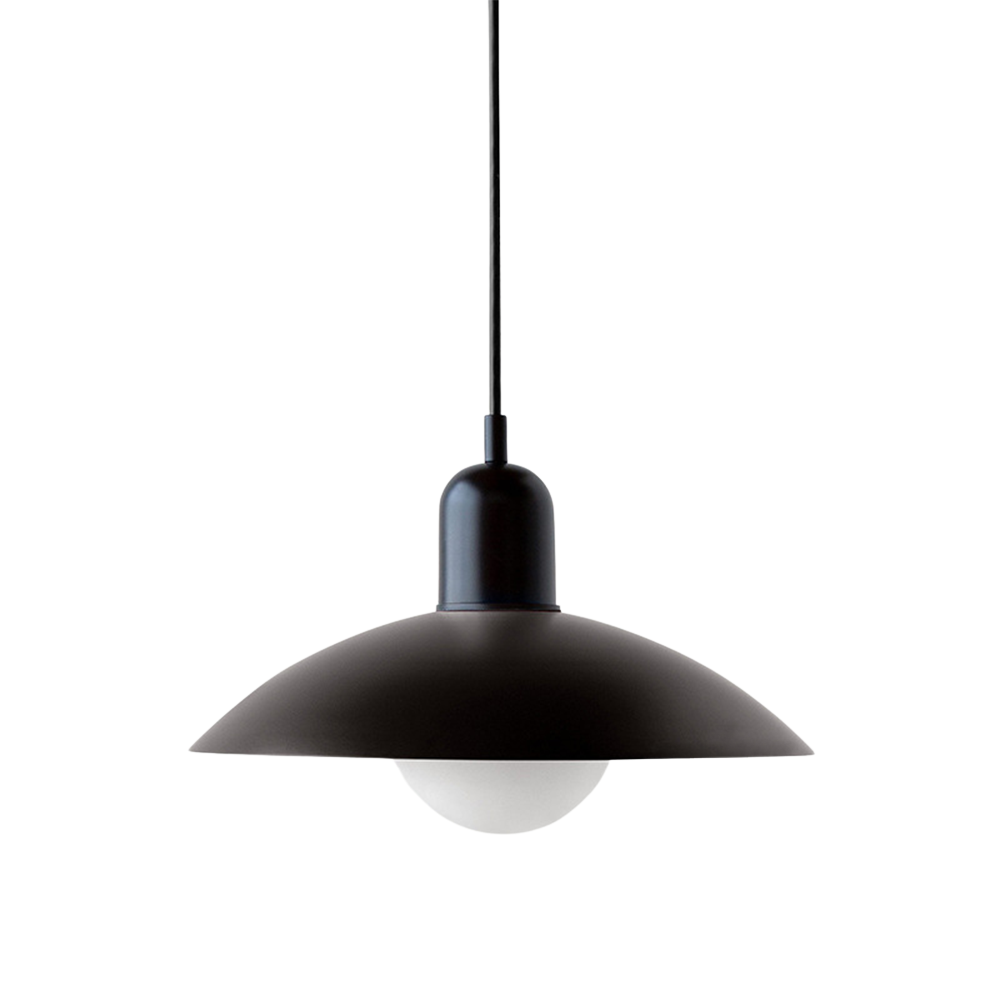 Nordic Loftlampe i Metal - Buet Skærm Justerbar Højde 8
