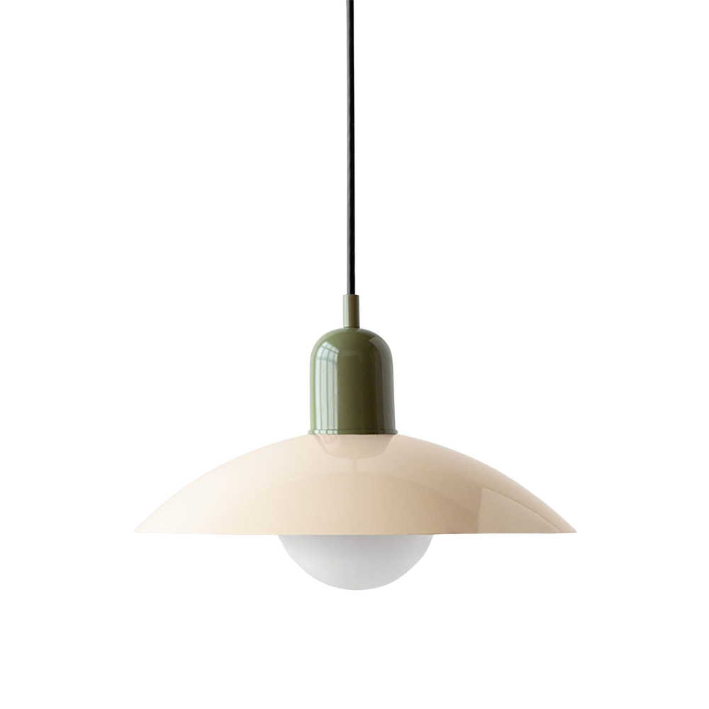 Nordic Loftlampe i Metal - Buet Skærm Justerbar Højde 9
