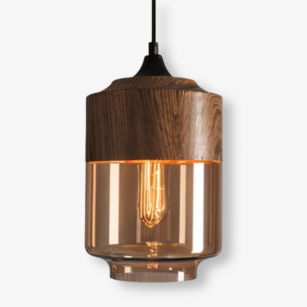 Nordisk Loftlampe – Retro Glasdesign med Justerbar Højde og Hygge Belysning 10