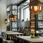 Nordisk Loftlampe – Retro Glasdesign med Justerbar Højde og Hygge Belysning 2