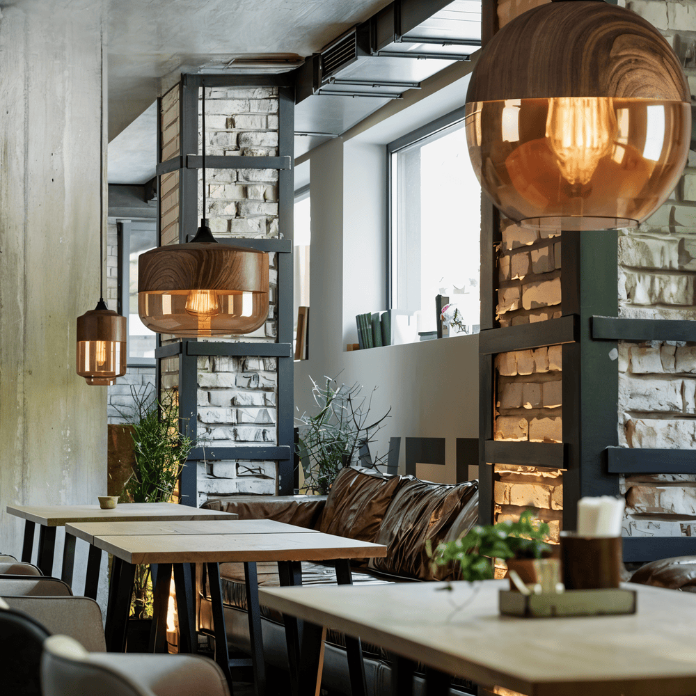 Nordisk Loftlampe – Retro Glasdesign med Justerbar Højde og Hygge Belysning 2