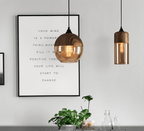 Nordisk Loftlampe – Retro Glasdesign med Justerbar Højde og Hygge Belysning 3