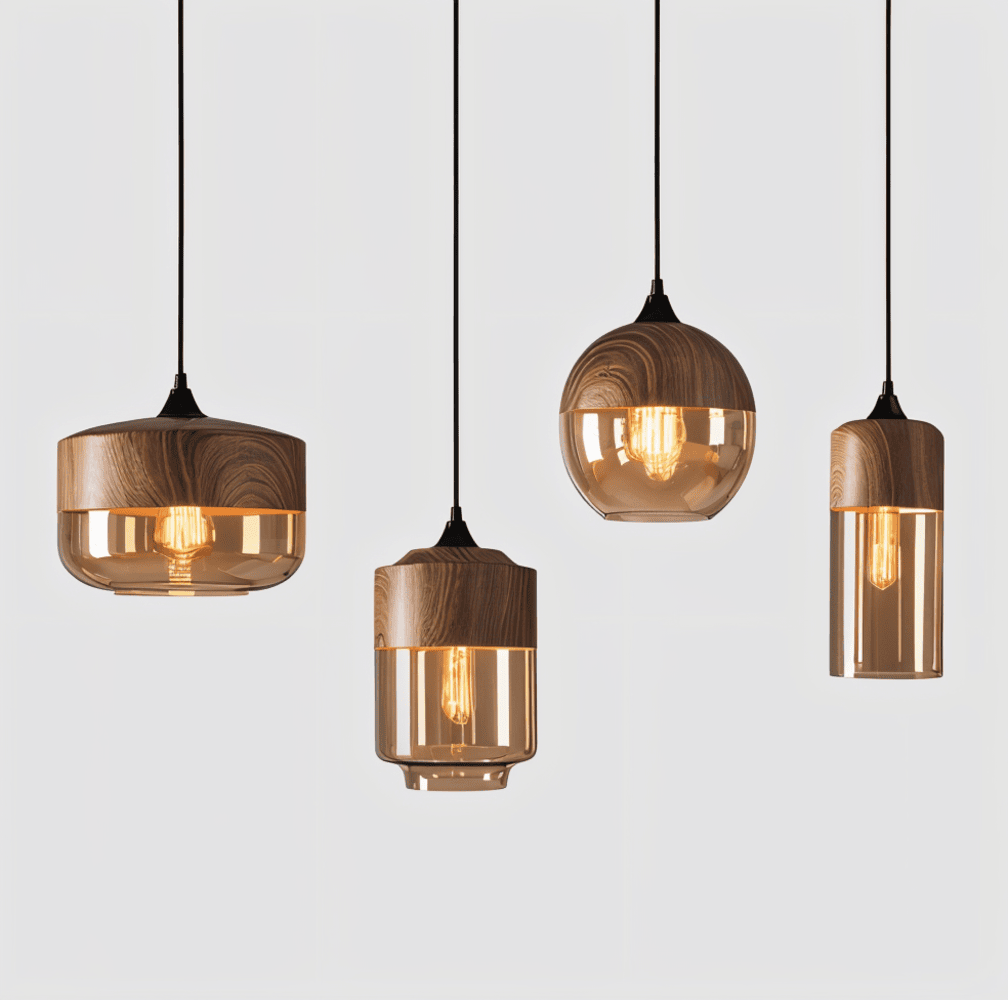 Nordisk Loftlampe – Retro Glasdesign med Justerbar Højde og Hygge Belysning 6