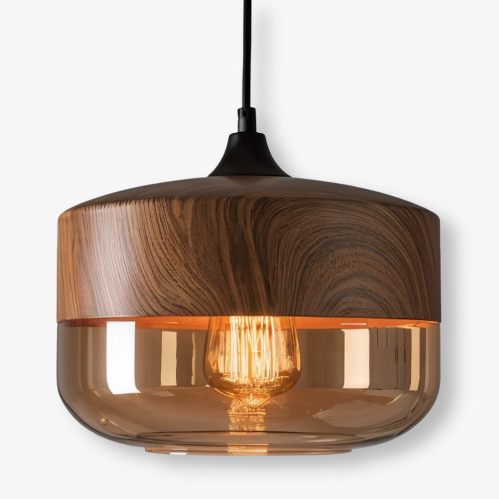 Nordisk Loftlampe – Retro Glasdesign med Justerbar Højde og Hygge Belysning 9