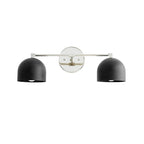 Nordisk Metal Væglampe – Dyb Rund Design i Mat Sort til Elegant Belysning 11
