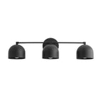 Nordisk Metal Væglampe – Dyb Rund Design i Mat Sort til Elegant Belysning 13