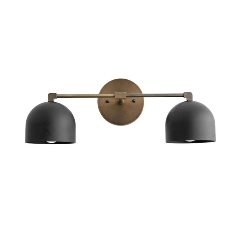 Nordisk Metal Væglampe – Dyb Rund Design i Mat Sort til Elegant Belysning 15