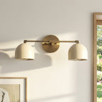 Nordisk Metal Væglampe – Dyb Rund Design i Mat Sort til Elegant Belysning 4