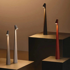 Nordisk Minimalistisk LED Bordlampe – Trådløs og Dæmpbar Design 7