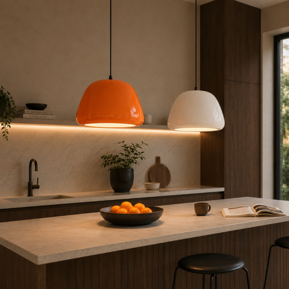 Nordisk Pendel Lampe - Farverig Macaron Design 0