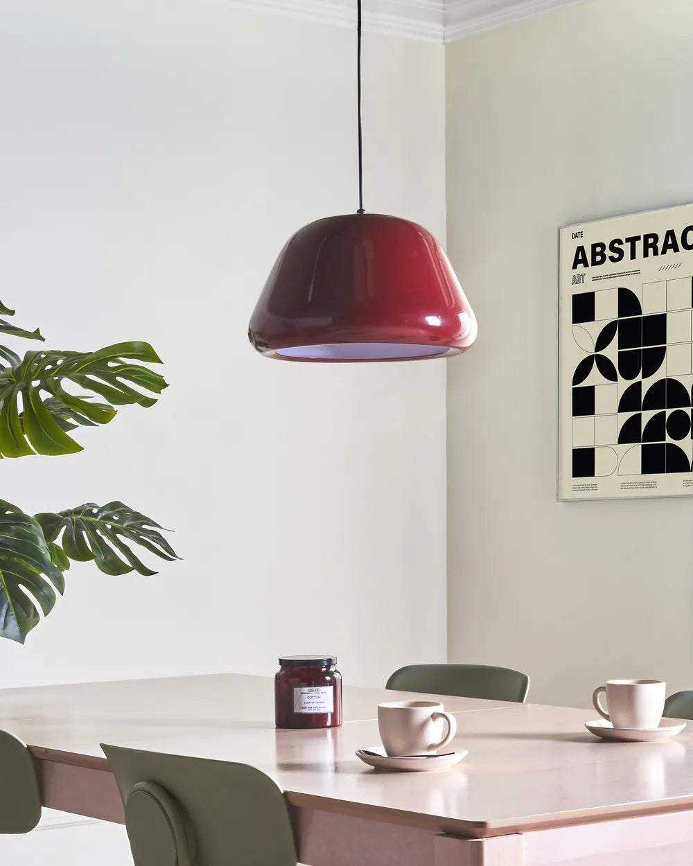 Nordisk Pendel Lampe - Farverig Macaron Design 4