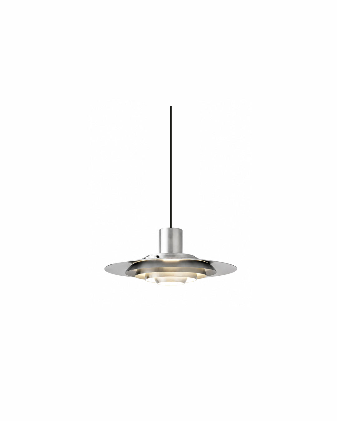 Nordisk Pendel Lampe - Lagdelt Design i Aluminium 1
