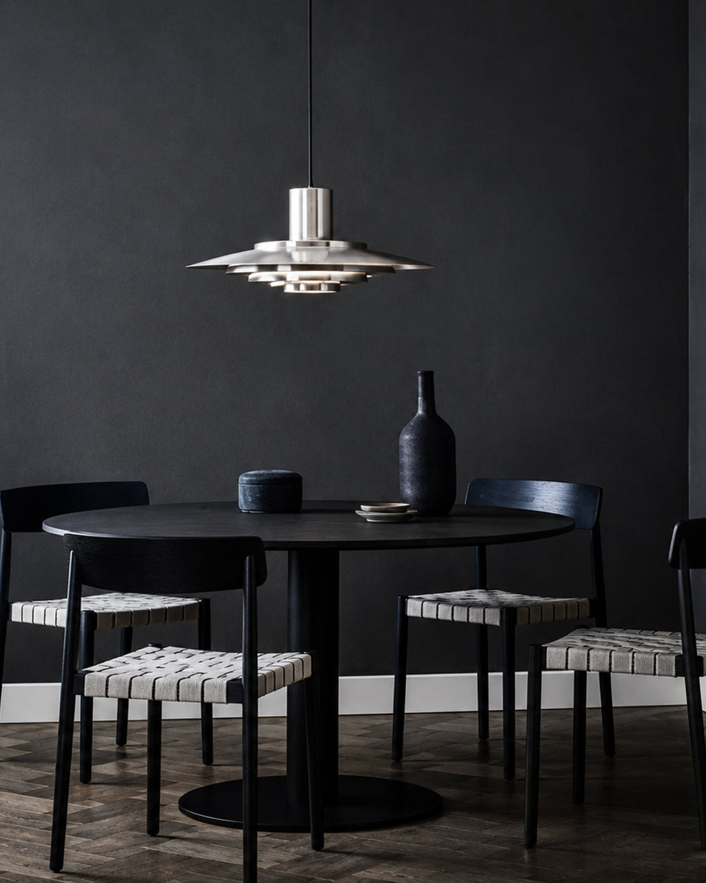Nordisk Pendel Lampe - Lagdelt Design i Aluminium 5
