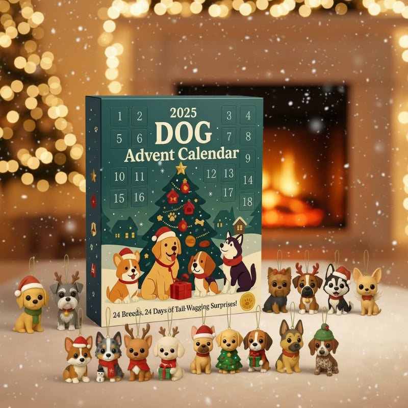 Julekalender til hunde med 24 festlige legetøjsting