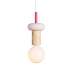 Pendel Lampe i Asketræ - Geometrisk Design med Justerbare Farver 12