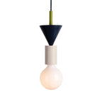 Pendel Lampe i Asketræ - Geometrisk Design med Justerbare Farver 16
