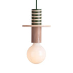 Pendel Lampe i Asketræ - Geometrisk Design med Justerbare Farver 9